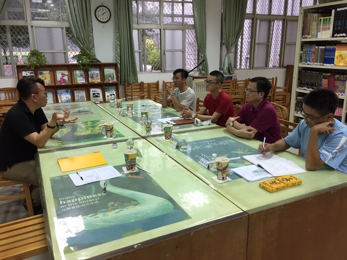 輔導縣內設置桌遊學習中心建置訪視紀錄-崇文國中圖片