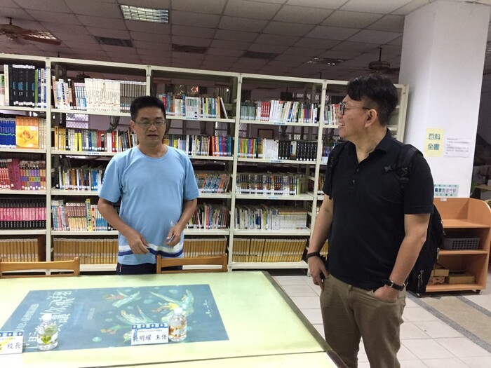 輔導縣內設置桌遊學習中心建置訪視紀錄-崇文國中圖片