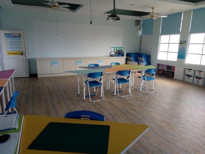 輔導縣內設置桌遊學習中心建置訪視紀錄-以栗國小圖片