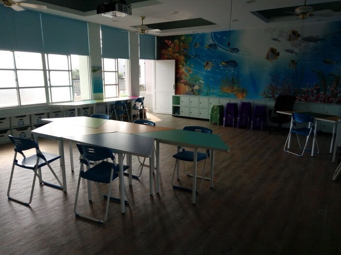 輔導縣內設置桌遊學習中心建置訪視紀錄-以栗國小圖片